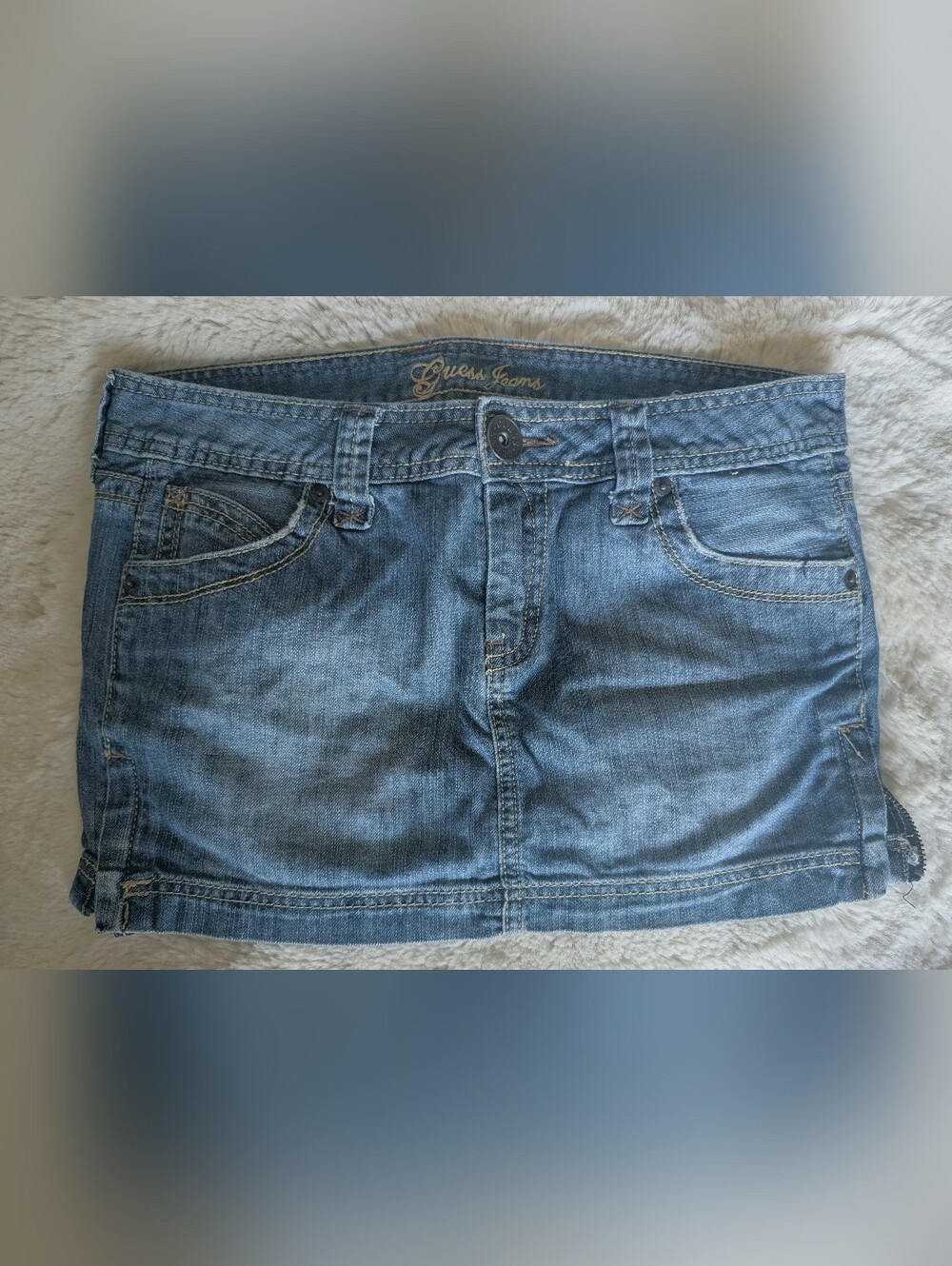 Guess Jeans Denim Mini Skirt - Blue